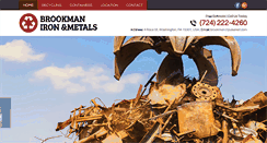 Desktop Screenshot of brookmanironandmetals.com